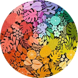 500-Piece Puzzle Color Palette Tropical Motifs