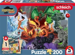 Puzzle Eldrador: kurjad olendid 200 tükki + SCHLEICH figuur