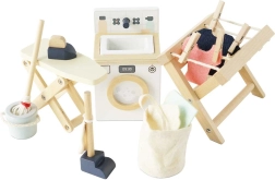 Le Toy Van puidust nukumaja mööbel – pesuruum (komplekt 16 tk)