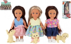 Nukk lemmikloomaga 12 cm karbis, 3 varianti