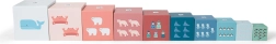 Stacking Blocks with Numbers and Animals, Cardboard