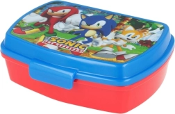 Laste suupistekarp SONIC sinine-punane 750 ml