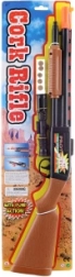 Plastic cork shotgun – children's toy
