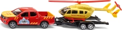 Siku Super mäepääste Nissan Navara koos helikopteriga