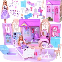 Kokkupandav nuku maja kohvri ja nukuga ANLILY