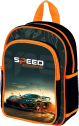 Eelkooliealiste laste seljakott auto motiiviga