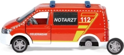 Siku model of VW T6 rescue vehicle 1:50