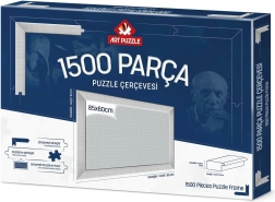 Puzzle raam 85x60 cm valge