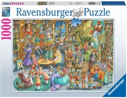 2D pusle 1000 Ravensburger Põhjapool raamatukogus