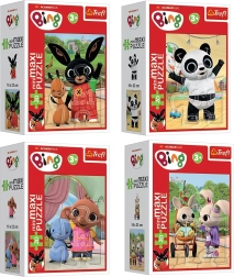 Puzzle mini maxi 20 tükki BING – sõbrad, 4 motiivi