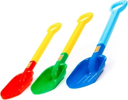 Large plastic shovel for children for sand and beach