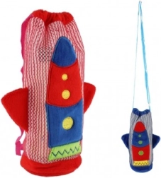 Pehme ümbris laste pudelile RAKETT, 12 × 22 cm