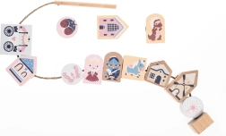 Cubika Pastel lugu – puidust nöörimiskomplekt