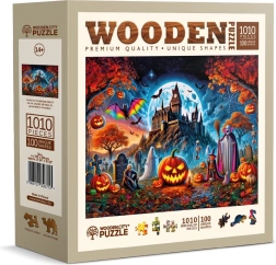 Wooden City puidust pusle Halloweeni kõrvits, 1010 tükki