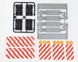 Bruder barriers for construction and traffic play