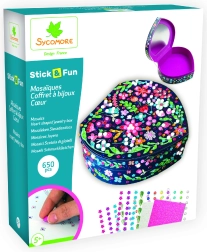 Stick & Fun - Heart Shaped Jewelry Box