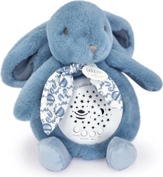 Doudou mängukarp projektsiooniga Jäneseke sinine