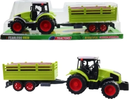 Inertsmehhanismiga traktor haagisega lastele