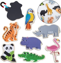 Viga puidust magnetid – metsloomad, 20 tk