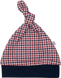 Cotton Baby Hat NEW BABY Checkered 74 (6–9 months)
