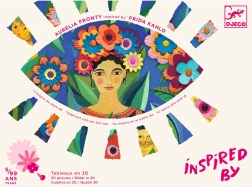 Inspired by frida kahlo – creative 3d paper decorations djeco