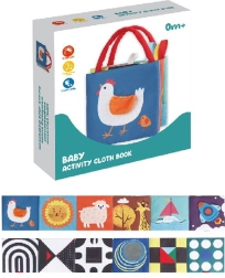 Väikelastele mõeldud sensoorne raamat – kontrastsed pildid ja tegevused