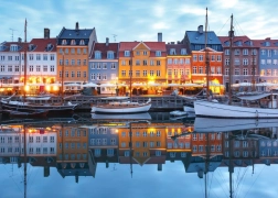 Puzzle Sunset in Nyhavn 500 pieces BLUEBIRD