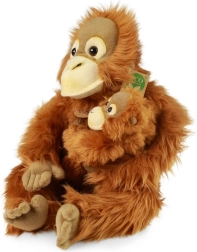 Pehme orangutan poegaga 28 cm ECO friendly – RAPPA
