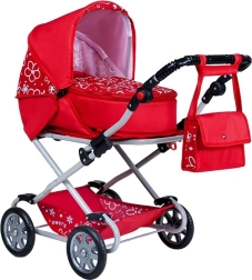 Laste nuku käru 2in1 New Baby Monika punane
