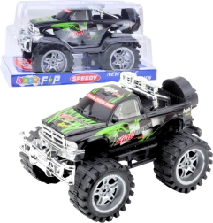 Maastikuauto tagaveoga roheline‑must 27 cm