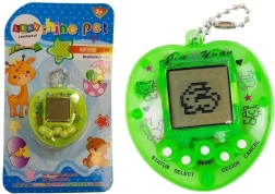 Elektrooniline mäng TAMAGOTCHI roheline lühikese ketiga
