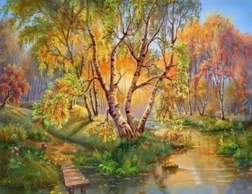 Teemandmosaiik - Kased oja kohal