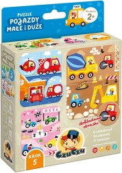 Vehicles Puzzle Big and Small – a game and puzzle in one