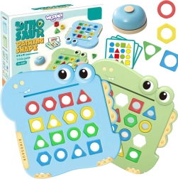 Montessori mäng dinosaurus – kujundite sobitamine WOOPIE