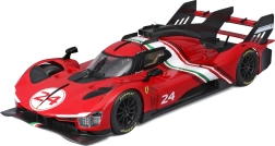 Bburago Ferrari 499P Modificata 1:18 punane võidusõidumudel