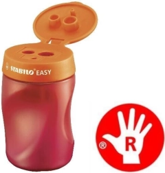 Ergonoomiline teritaja paremakäelistele STABILO EASYsharpener, oranž