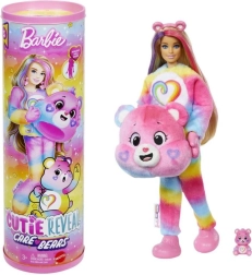 Barbie Cutie Reveal Hoolitsevad karud Seeria 2 Roosa