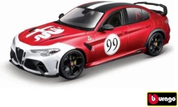 Metallist auto mudel 1:18 BBURAGO Alfa Romeo Giulia GTAm punane