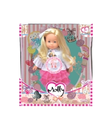 Bambolina Doll Molly with 3 songs, 40 cm