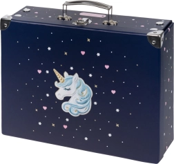 BAAGL kokkupandav koolikohver Unicorn Gold