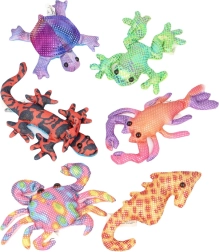 Liivaga täidetud mereteemalised plüüsloomad Sealife Sandimals