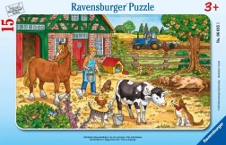 Puzzle 15 Pieces Life on the Farm