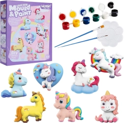 Woopie loominguline komplekt kipsivalud ja maalimine – ükssarvikud