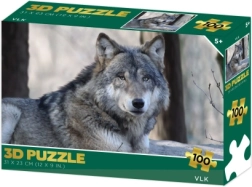 3D puzzle wolf 100 pieces