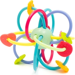 BABY MIX silikoonist närimislelu kõristiga