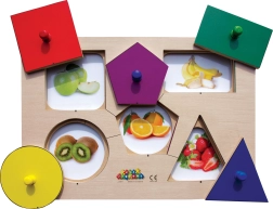 Just Jigsaws puidust lauapusle Kujundid ja mälu 6 osa ja 4 malli