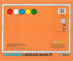 Ehituskomplekt Alphabet Mosaic Maxi – tähestik ja sõnade moodustamine