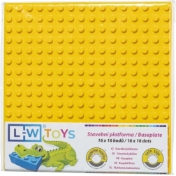 Junior ehitusalus kollane 16x16