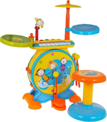 Laste trummikomplekt klahvidega Happy Band