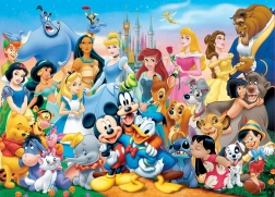 Educa puidust pusle Disney – muinasjutuline maailm, 100 tükki